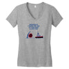 polite jaws Women's V-Neck T-Shirt