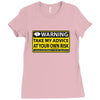 at your own risk Ladies Fitted T-Shirt