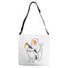 death rides Adjustable Strap Totes