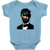 abraham lincoln independence day flag america Baby Onesie