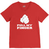 pull my finger V-Neck Tee