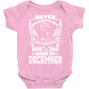 Never Underestimate Dog Rescuer Who Was Born December Baby Onesie
