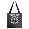 hawkins babysitting club indiana mike dustin eleven demogorgon strange Tote Bags