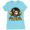 music Ladies Fitted T-Shirt