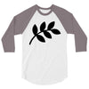 daun hitam 3/4 Sleeve Shirt