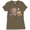 zombie ice cream art Ladies Fitted T-Shirt