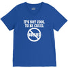 it's not cool to be cruel no bullies V-Neck Tee