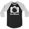 oh shoot camera 3/4 Sleeve Shirt