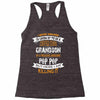 Super Cool Grandson Of A Freaking Awesome Pop Pop Racerback Tank