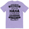 Super Cool Nana Of A Freaking Awesome Grandson T-Shirt