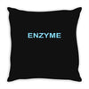enzyme Throw Pillow