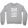 Be A Super Hero For Animals Go Vegan! Crewneck Sweatshirt