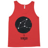 Virgo Zodiac Sign Minimal Design Tank Top