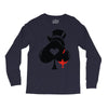 poker hat ace of spades Long Sleeve Shirts