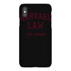harvard law just kidding   funny iPhoneX Case
