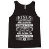 Real Kings Are Born On September 29 Tank Top