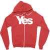vote yes for scotland scottish independence Zipper Hoodie