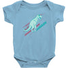 ask me about dinosaurs Baby Bodysuit