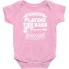 not always playing the bass Baby Bodysuit