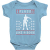 floss like a boss Baby Bodysuit