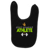 plant powered athlete Baby Bibs