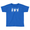 peace love rock funny Toddler T-shirt