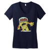 zombie monster2 Women's V-Neck T-Shirt
