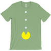 funny 80s pacman 'eating buttons' T-Shirt
