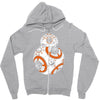 calavera droid Zipper Hoodie