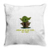 size matters not Throw Pillow