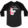 santa define naughty 3/4 Sleeve Shirt