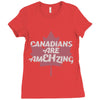 canadians are amehzing Ladies Fitted T-Shirt