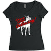 don't stop believing unicorn Women's Triblend Scoop T-shirt