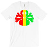 rasta skull and crossbones T-Shirt