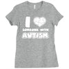 i love someone with autism Ladies Fitted T-Shirt