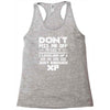 don't piss me off Racerback Tank