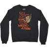 ocean is the only medication Crewneck Sweatshirt