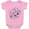 pop heart Baby Onesie