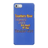 teachers give, share, care iPhone 7 Case