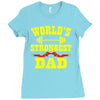 strongest dad Ladies Fitted T-Shirt