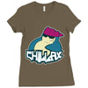 chillax Ladies Fitted T-Shirt