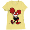 mickey mau5 Ladies Fitted T-Shirt
