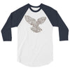 dove typography 3/4 Sleeve Shirt