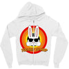 too hip to hop   bunny easter Zipper Hoodie