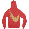 Maverick Gold Print Zipper Hoodie
