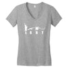 liberty gun beer Women's V-Neck T-Shirt