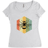 Vintage Bee Women's Triblend Scoop T-shirt
