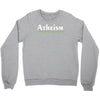 atheism funny retro religion jesus christ believer comic god Crewneck Sweatshirt