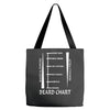 beard length chart Tote Bags
