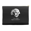 albert einstein's non believer Accessory Pouches